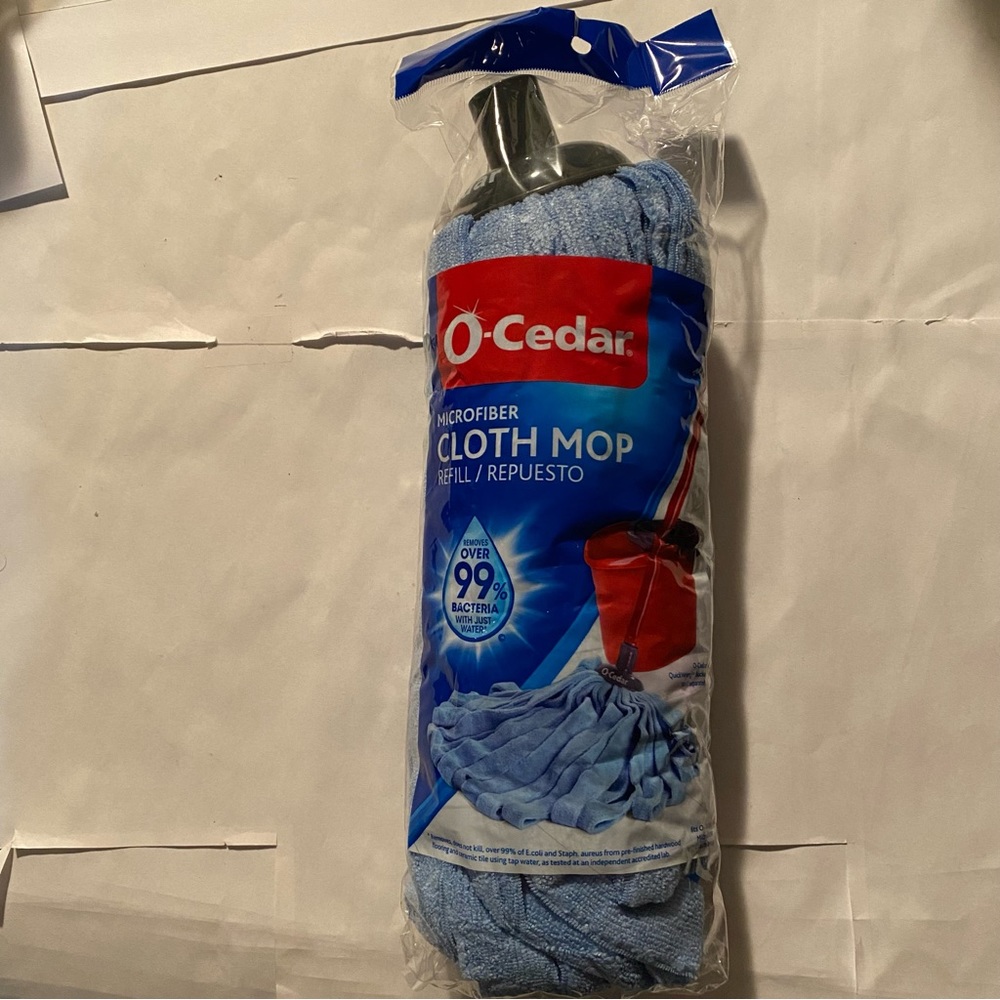 O-Cedar Microfiber Cloth Mop Refill 2PK NEW ITEMS